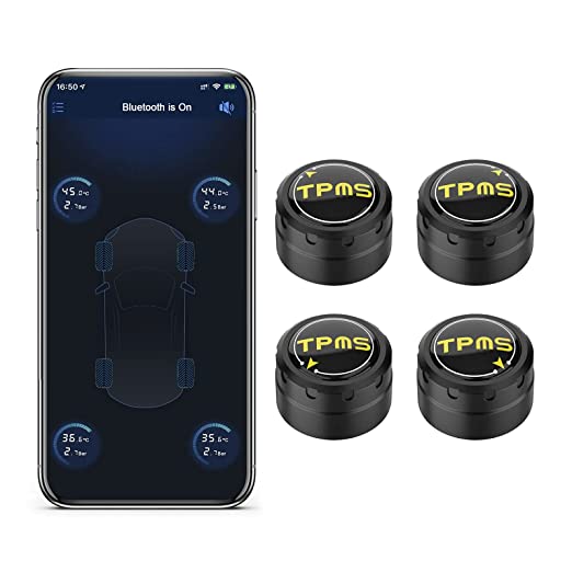 Valve Stem Air Pressure Sensor Caps(Bluetooth)