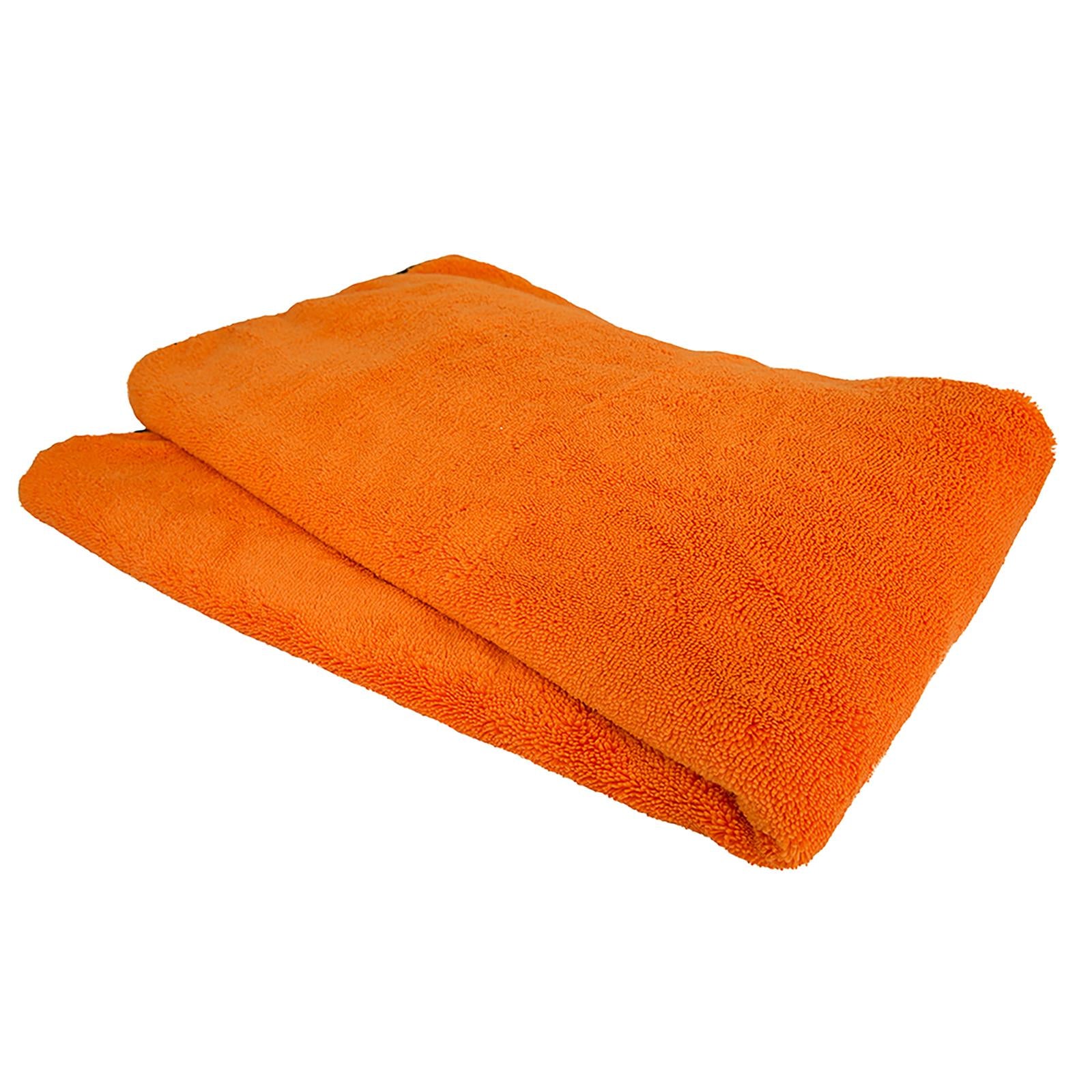 Soft orange cloth for wiping down vintage cars