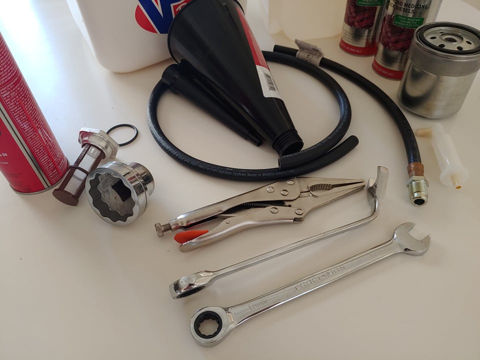 custom tools for w123 fuel system