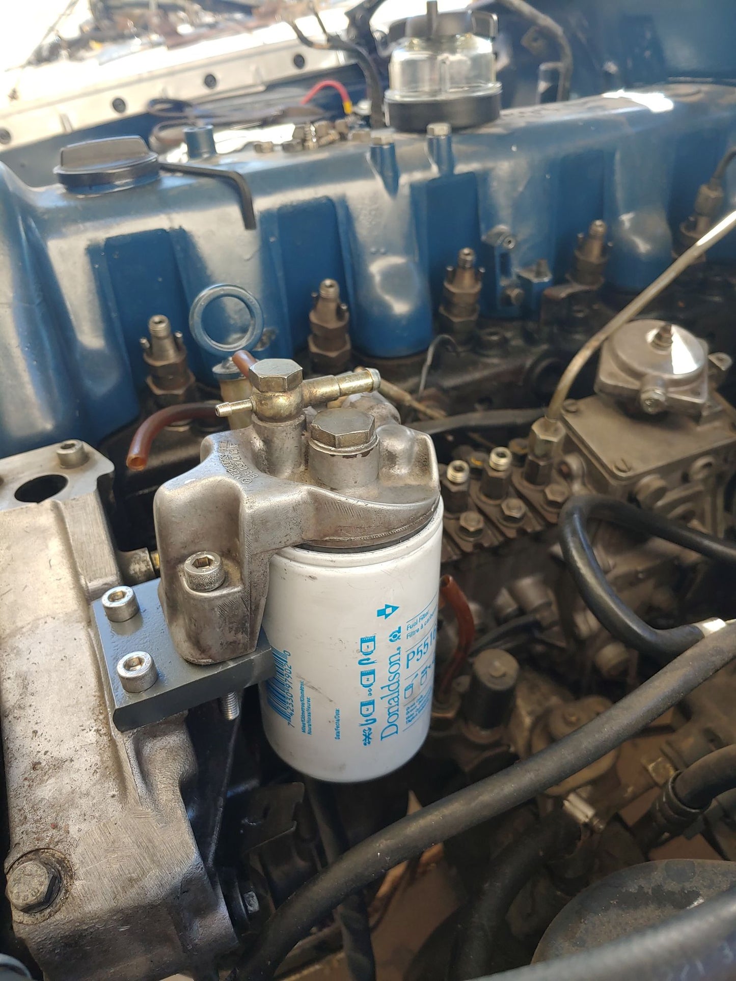 om616 fuel filter adapter kit